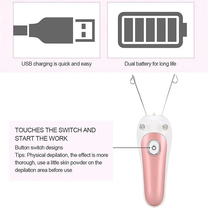 Men Facial Threading Hair Removal