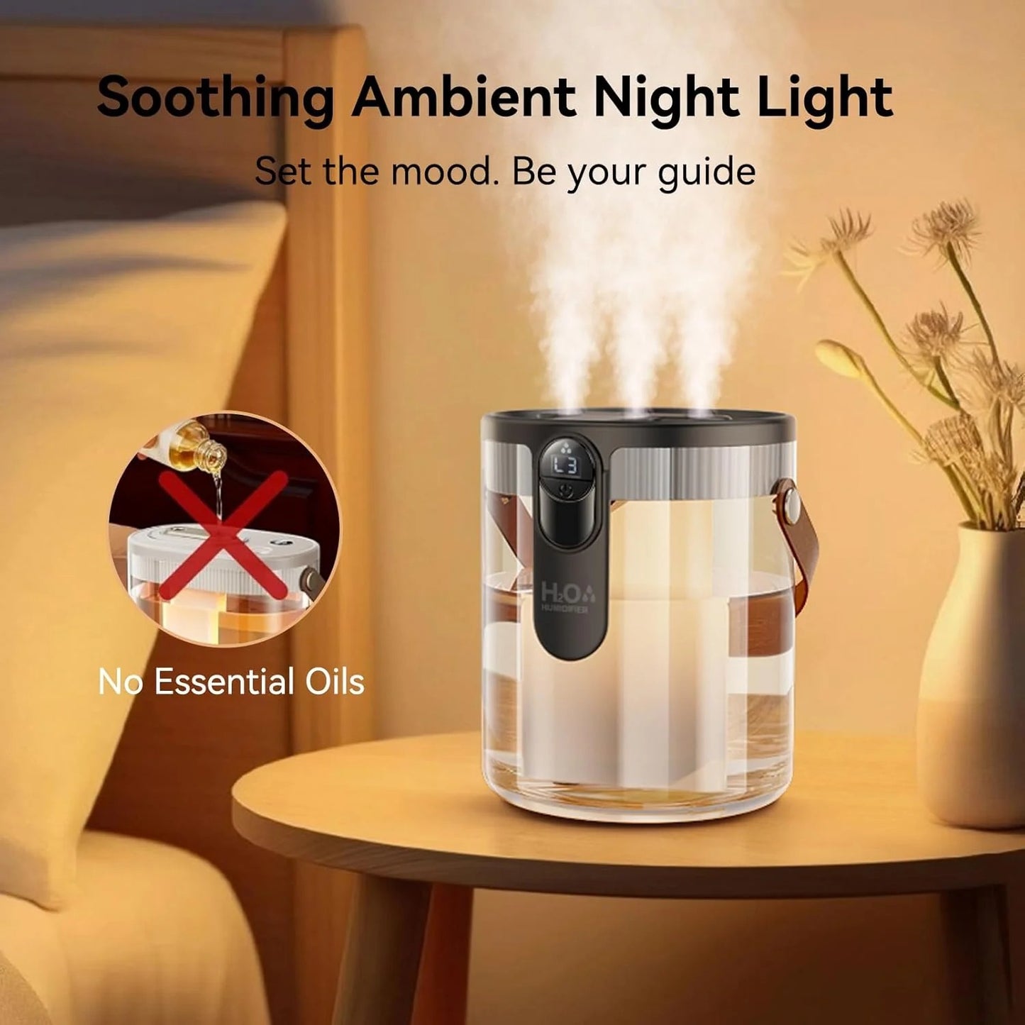 Dual-Spray Portable Humidifier
