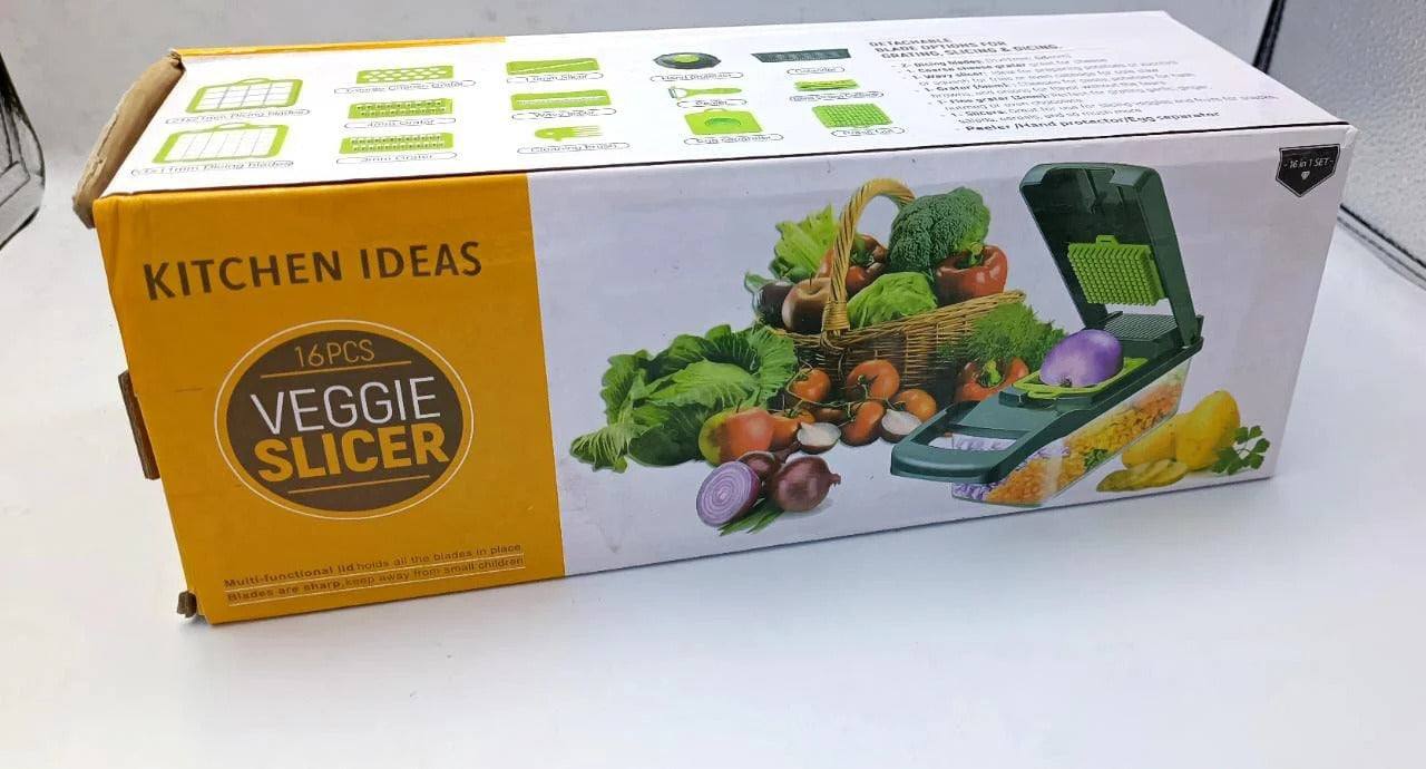 14-in-1 Multifunctional Vegetable Chopper with Container