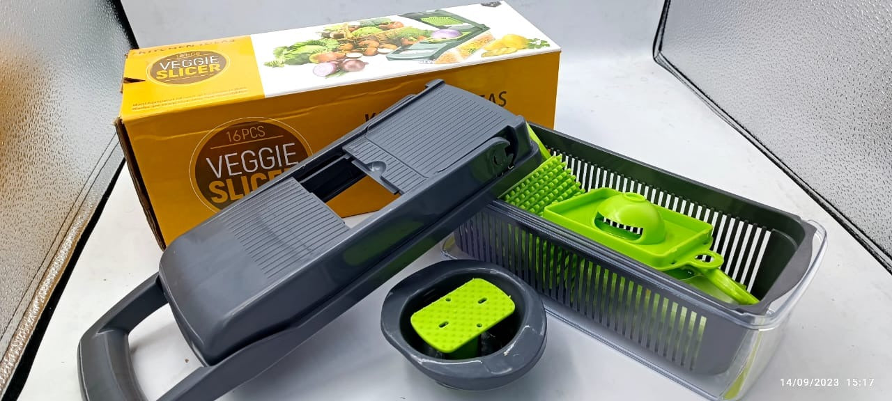 14-in-1 Multifunctional Vegetable Chopper with Container