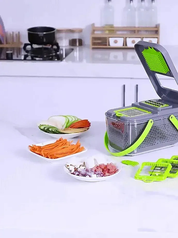 14-in-1 Multifunctional Vegetable Chopper with Container