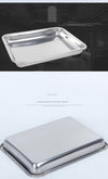 Stainless Steel Storage Trays Square Plate