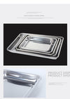 Stainless Steel Storage Trays Square Plate